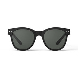 Oversized black square sunglasses